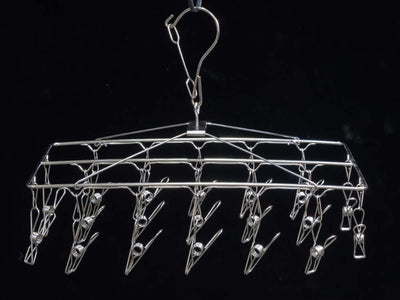 Keep Peg 316 Stainless Steel Peg Airer and Sock Hanger with 17 Clothes Pegs